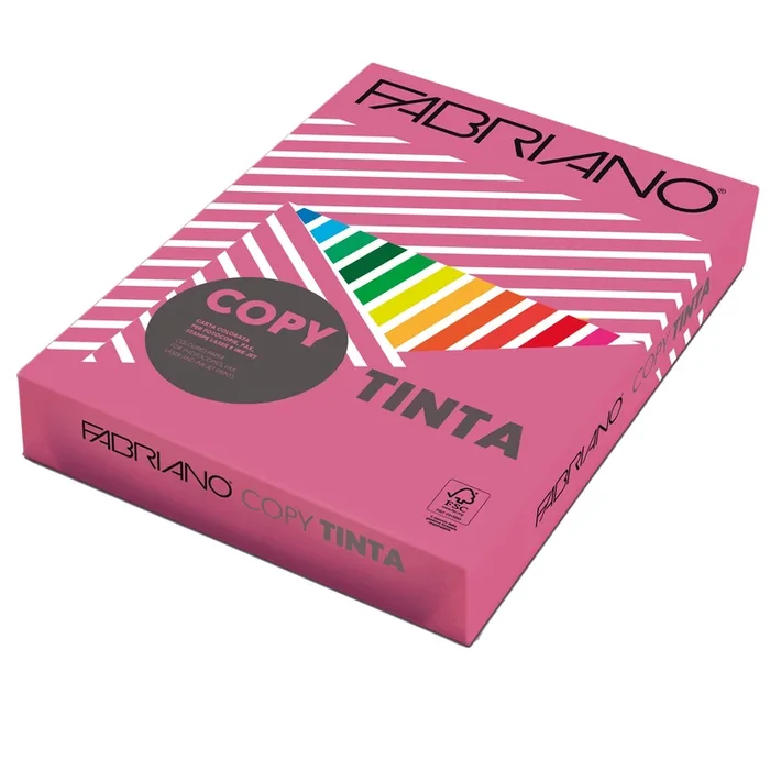 FABRIANO – Carta colore a4 160gr 250fg col.forti fucsia – 76016021
