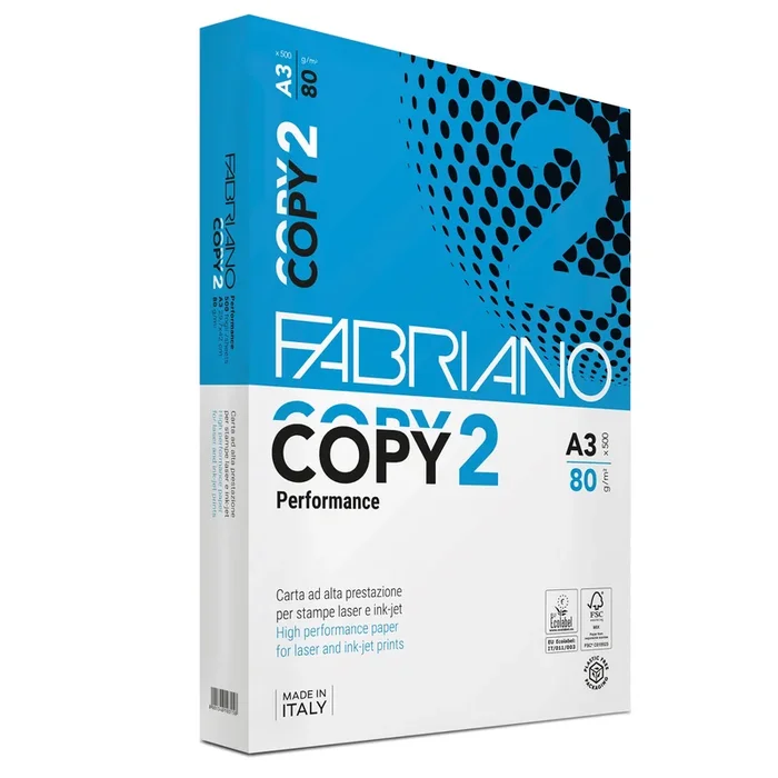 FABRIANO – Carta copy2 a3 80gr 500fg performance – COPY2-A3