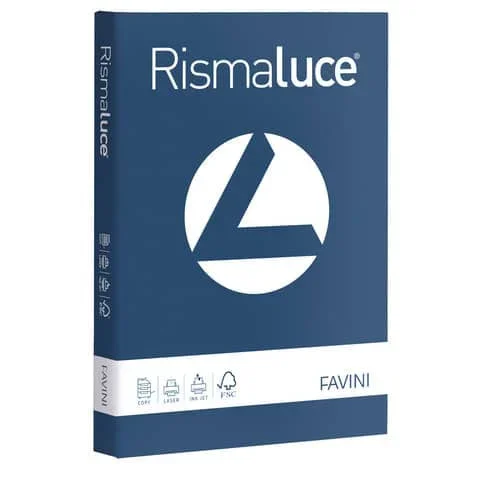 FAVINI – Carta rismaluce 200gr a4 125fg blu prussia 62 – A67K104