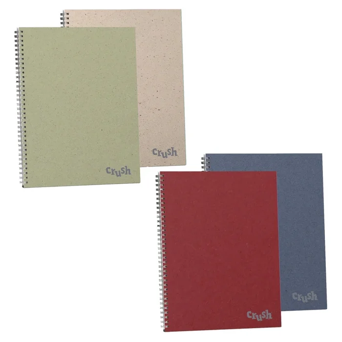 FAVINI – Quaderno crush spiralato a4 60fg 80gr 1rigo colori assortiti – A2978C4 – Confezione da 5 PZ