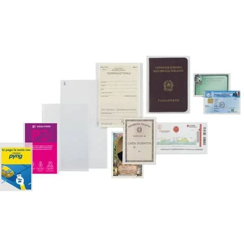 FAVORIT – Buste trasparenti a sacco upocket liscia superior 21×29,7 cm conf. Da25 – 100460099