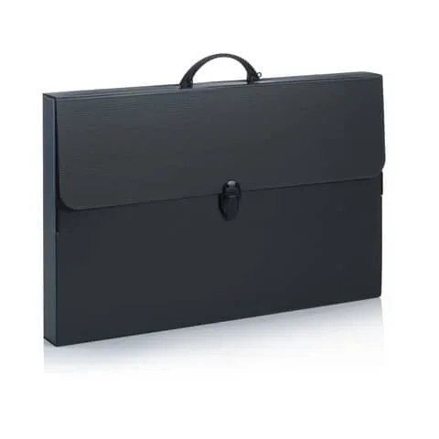 FAVORIT – Valigetta in ppl every line total black 56,5×36,5×5,5 cm – 100501083