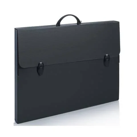 FAVORIT – Valigetta in ppl every line total black 73,5x52x3 cm – 100501107