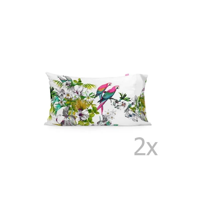 Federe decorative in set 2 pz, in cotone, 80×50 cm