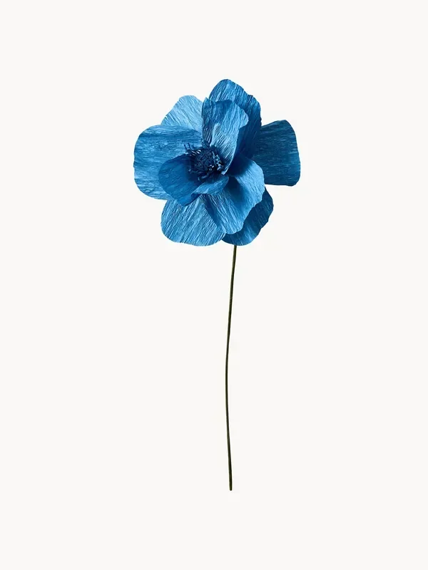 Fiore artificiale fatto a mano Papavero dell‘Himalaya