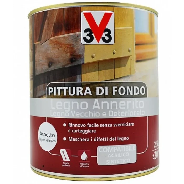 Fondo per legno annerito 0,5L