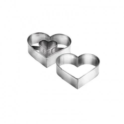Forme Tagliabiscotti Cuore 2 Pezzi 631190 Tescoma