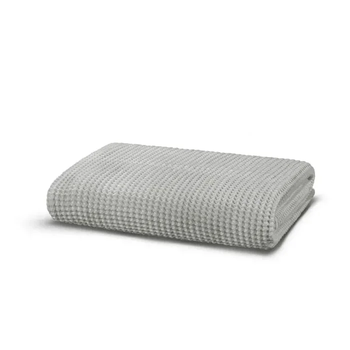 FoutasticAsciugamano ModalGoffrato, in misto modal, monocromatico, grigio chiaro, 76×142 cm