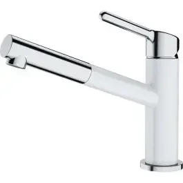 Franke Orbit rubinetto da cucina verticale cromo-bianco 115.0623.139