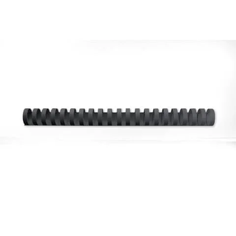 GBC – Scatola 100 dorsi spirale 19mm nero 21 anelli – 4028601