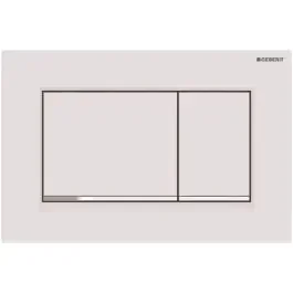 Geberit Sigma20 placca di comando per WC cromo lucido-bianco 115.883.JT.1