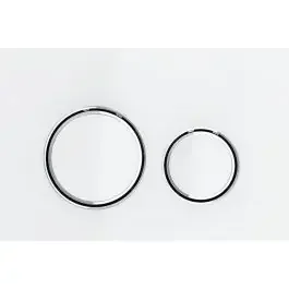 Geberit Sigma50 placca di comando per WC cromo lucido-bianco 115.884.SI.1