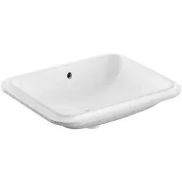 Geberit Variform lavabo 50×40 cm rettangolare sottopiano bianco 500.765.00.2