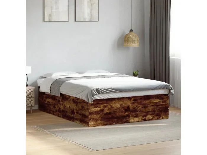 Giroletto Rovere Fumo 160×200 cm in Legno Multistrato