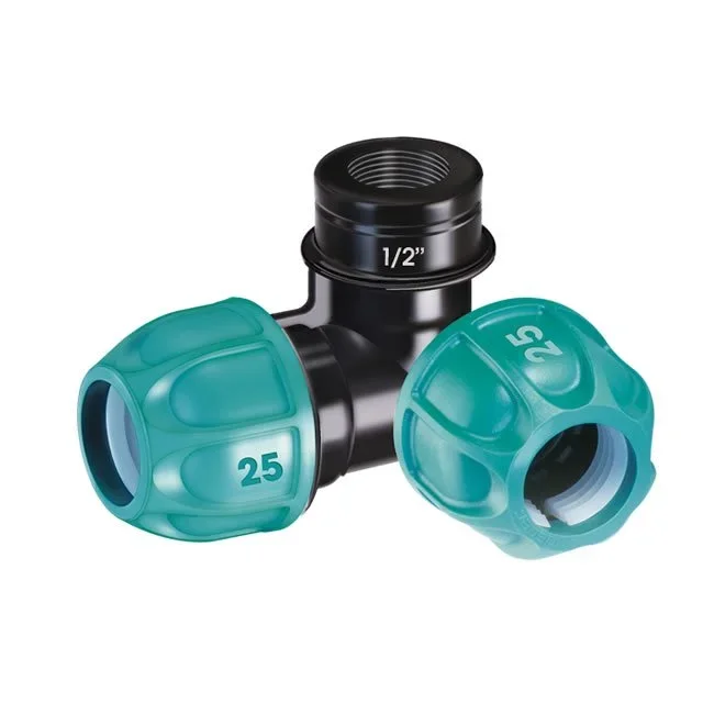 Gomito 3/4″ Filetto Femmina 1/2″ Claber