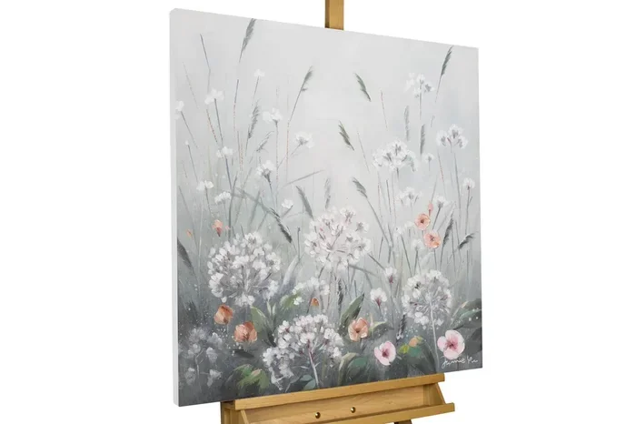 Handgemaltes Gemälde ‘Frühlingszauber’ 80x80cm | inkl. Echtheitszertifikat