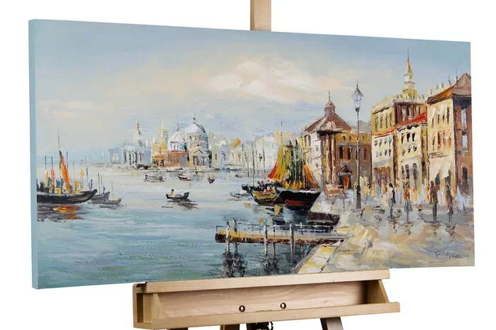 Handgemaltes Gemälde ‘Mein Traum von Venedig’ 100x50cm | inkl. Echtheitszertifikat