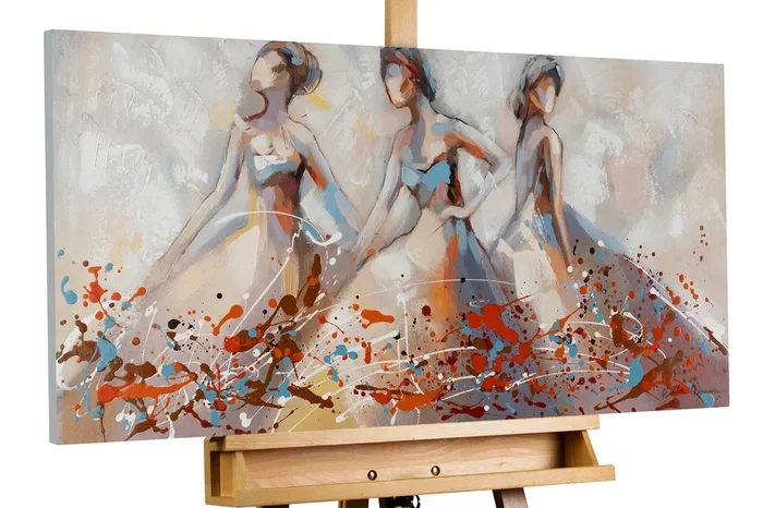 Handgemaltes Gemälde ‘Sensuous Dance’ 100x50cm | inkl. Echtheitszertifikat