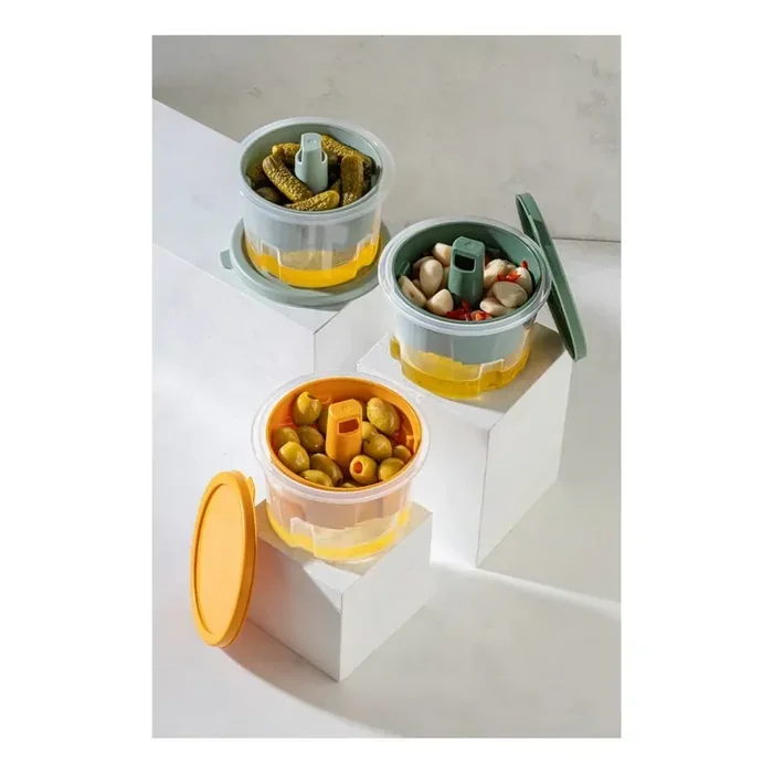 HermiaScatole per alimenti in set3 pz, da 650 ml