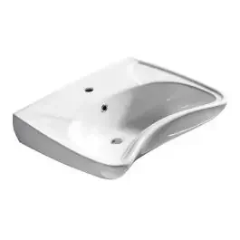Isvea Handicap lavabo 59.5×45.6 cm rettangolare a parete per disabili bianco 10TP60060