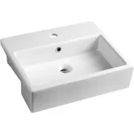 Isvea Purity lavabo 50×42 cm rettangolare da incasso bianco 10PL52050