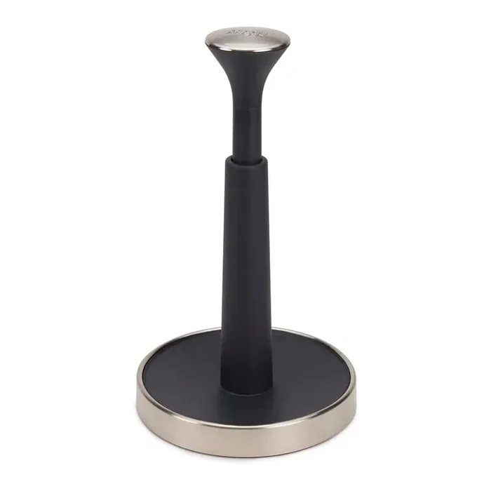 Joseph JosephPortarotolo da cucina verticale Push&Tear™In plastica, nero, ø 16 cm, altezza totale 28 cm