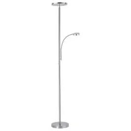 Just Light Hans lampada da terra 2×22 W acciaio 11709-55