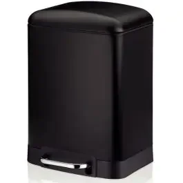Kela Davino secchio della spazzatura 6 l nero 22975