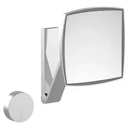 Keuco iLook Move specchietto per trucco 20×20 cm quadrata con illuminazione cromo 17613019002