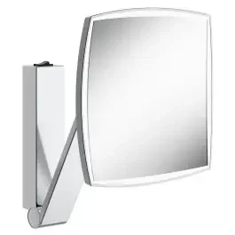 Keuco iLook Move specchietto per trucco 20×20 cm quadrata con illuminazione cromo 17613019004