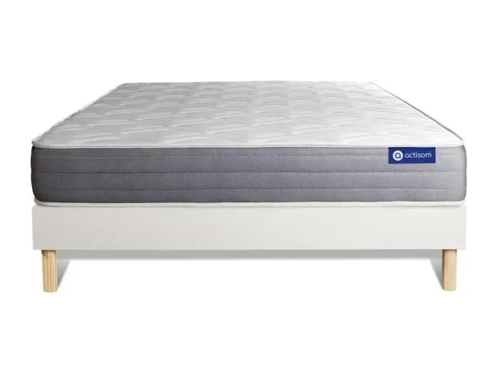 Kit rete e materasso matrimoniale Actilatex dream 140x190cm – Spessore : 22 cm – Lattice e memory foam – Moderatamente rigido