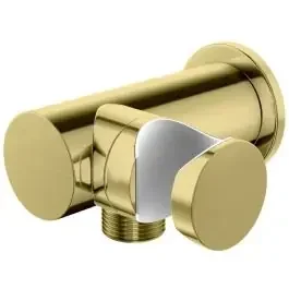 Kohlman Experience Brushed Gold prese d‘acqua con supporto doccetta oro QW004AEGDB