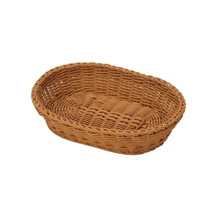 Košík Schale Oval Beige, 32x23x7 cm