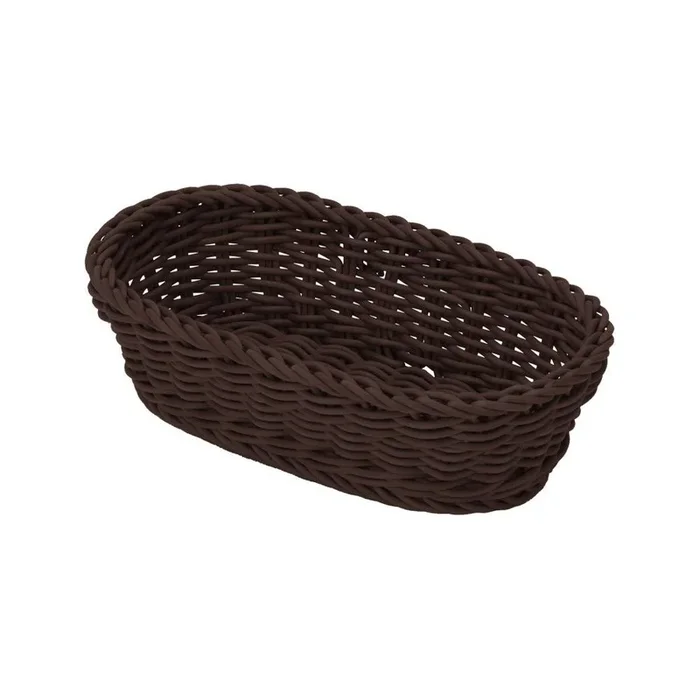 Košík Schale Oval Brown, 28x16x8 cm