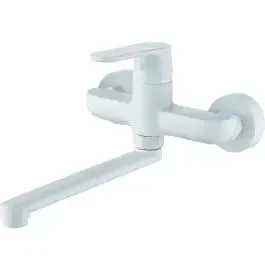 Kuchinox Dima rubinetto da cucina a parete bianco BQD680D