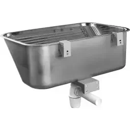 Kuchinox Eko lavello industriale a 1 vasca 63×50 cm acciaio SKE090A