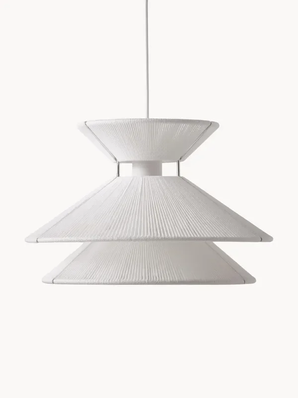 Lampada a sospensione in lino Kiku