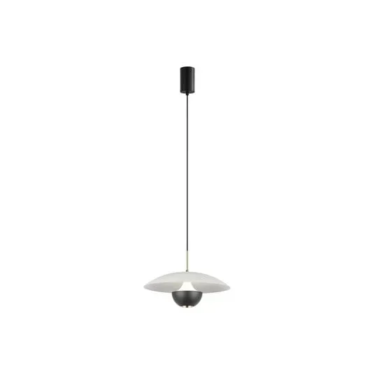 Lampada a sospensione Valia LED, grigio