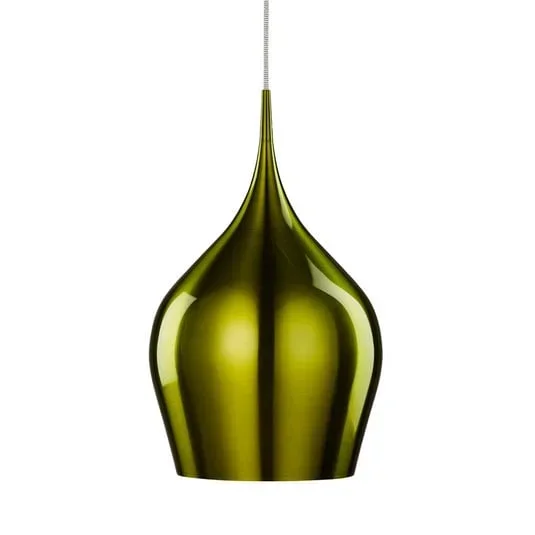 Lampada a sospensione Vibrant in un bel verde