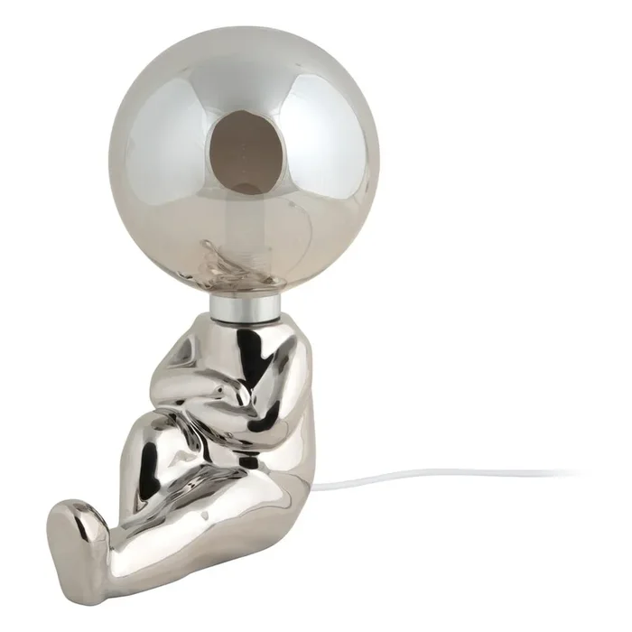 Lampada da tavolo per bambini Joey In vetro/in ceramica, con alimentazione a corrente, LED, larghezza totale 12 cm, lunghezza totale 16,5 cm, altezza totale 22,5 cm