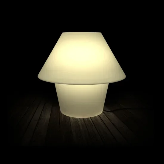 Lampada da tavolo per giardino bianco design moderna
