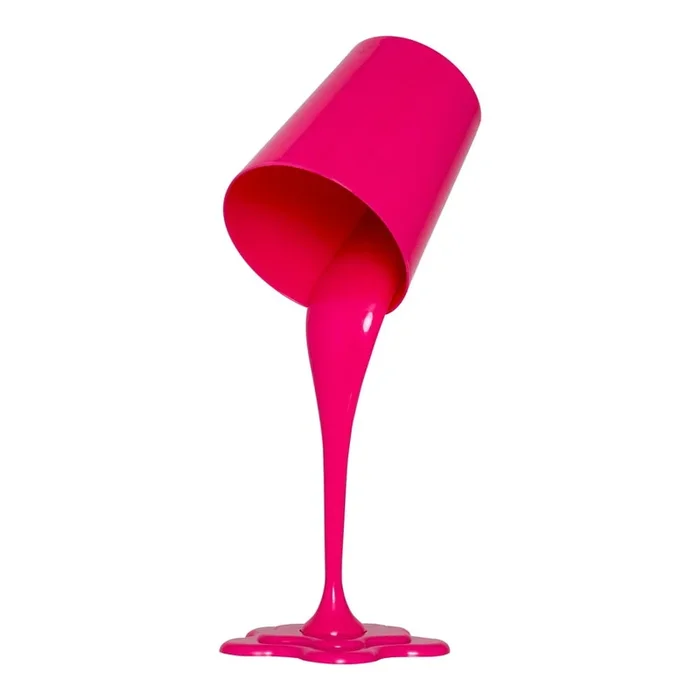 Lampada da tavolo Rosa, altezza totale 38 cm