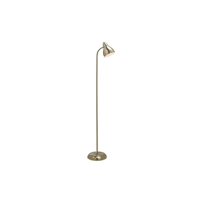 Lampada da terra Grigia/dorata, altezza totale 130 cm