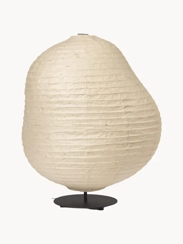 Lampada da terra piccola in carta washi Kurbis