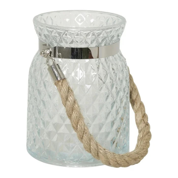 Lanterna 12×12 cm, altezza totale 15 cm