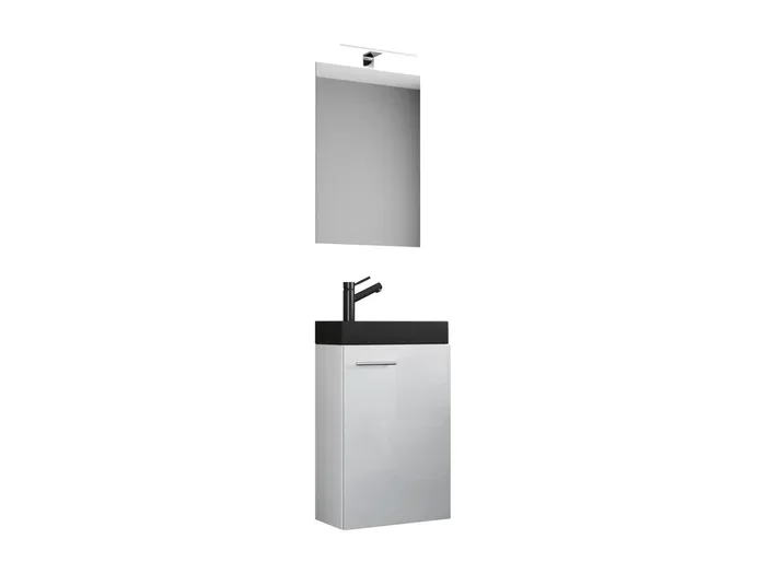 Lavabo 3 pezzi Slito SP stretto nero