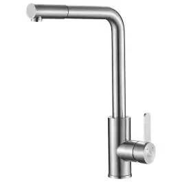 Laveo Bona rubinetto da cucina verticale acciaio inossidabile BAB269D