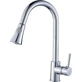Laveo Daru rubinetto da cucina verticale cromo BLD069D