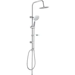 Laveo Fino set doccia a parete con soffione cromo PL220OX
