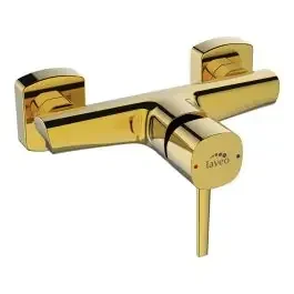 Laveo Pola rubinetto per doccia a parete oro BAPG40D
